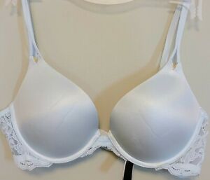 Victoria Secret 36B Very Sexy blue  Padded Push up  Bra  adds 1 cup!