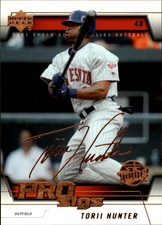 2005 Upper Deck Pro Sigs Minnesota Twins Baseball Card #49 Torii Hunter