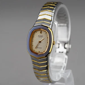RADO DIASTAR Women's Watch Silver 24mm Stainless Steel Band Vintage New Battery - Picture 1 of 20