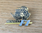 Vintage Renault Engine F1 Formula 1 Motor Car Racing Enamel Pin Badge