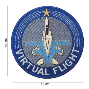 Aufnäher der USAF Virtual Flight ca 10 cm gestickt - Bild 1 von 1