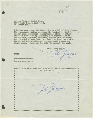 TITO GUIZAR - DOCUMENT DOUBLE SIGNED Cover