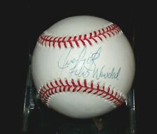 Rawlings OAL Javy Lopez Autographed Baseball “Feliz Navidad” 