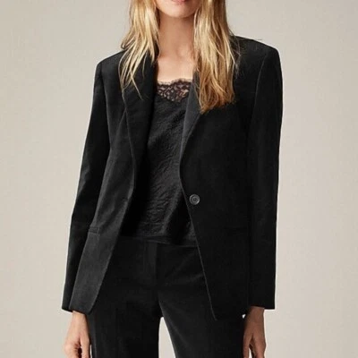 J. Blazer Crew Alexandra en Terciopelo 00 Negro Foto 1 de 4