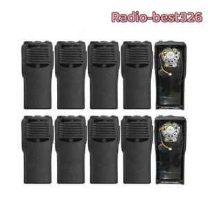 10PCS PMLN4553 Black Front Housing Case Cover Kit With Speaker For CP200 Radio - Zdjęcie 1 z 7