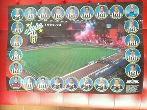 POSTER JUVENTUS =CALENDARIO CAMPIONATO 1992/93 = CM.81x53 = NON COMPILATO - Bild 1 von 2