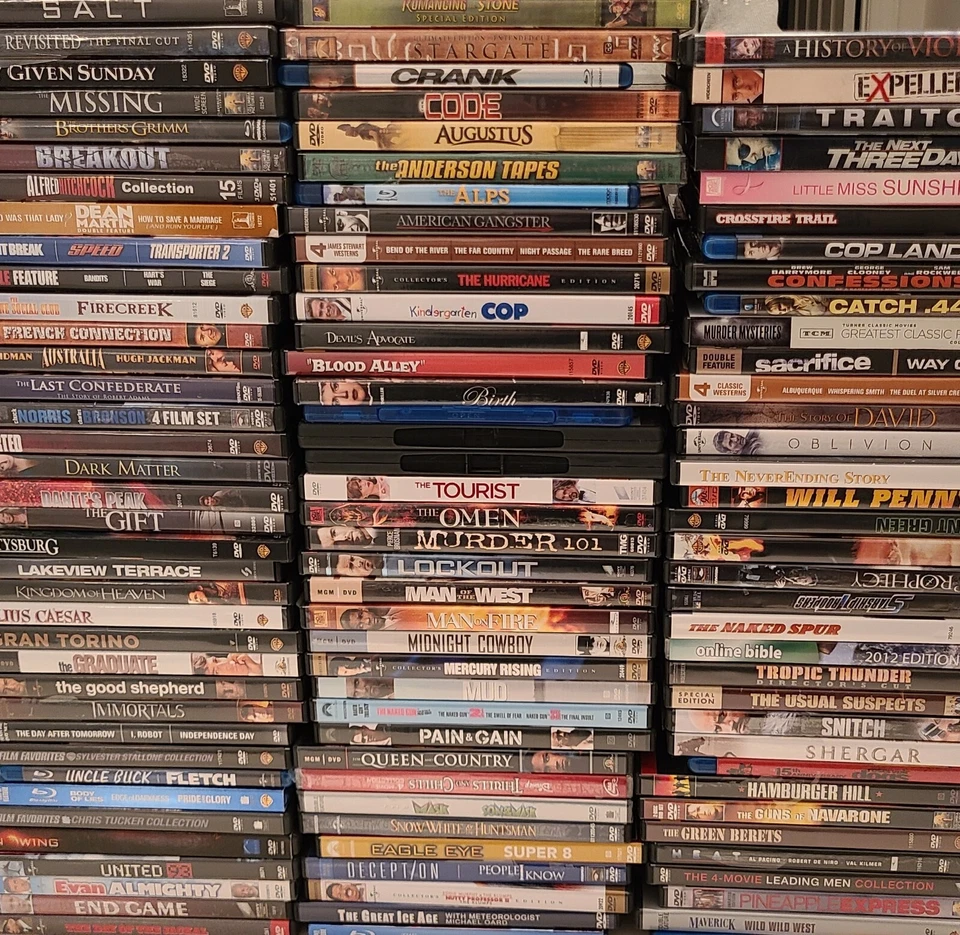 * FIVE GREAT MOVIES FOR $16.75 * YOU PICK YOUR OWN DVD MOVIE LOT FROM 250+ FILMS - Image 1 of 1