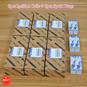 6 Pack NEW Ignition Coils + Spark Plugs UF648 For Chrysler Jeep Dodge Ram 3.6L - Picture 1 of 11