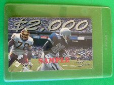 PROMO 1995 Emmitt Smith "Sample" Sprint Classic Assets $2,000 phone calling card