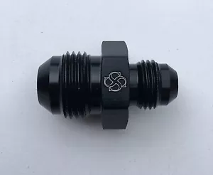 X972 -12AN a -8AN macho reductor de llamaradas unión NEGRO - Imagen 1 de 2