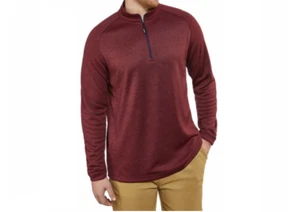 Suéter ligero para hombre Bolle Performance cuarto con cremallera nuevo con etiquetas sin precio base - Imagen 1 de 5