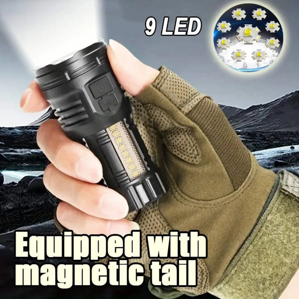 Mini Bright EDC Lantern USB Rechargeable Flashlight for Camping Hiking - Image 1 of 4
