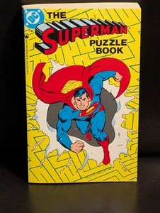 VTG The Superman Puzzle Book Game 1983 Scarce TOR Paperback No Writing Excellent - Picture 1 of 2