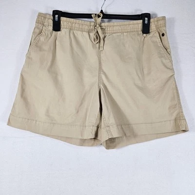 LL Bean женщин любимый крой хаки шорты на шнурке размер 16R - Изображение 1 из 4
