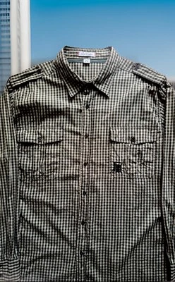 ARTFUL DODGER DRESS/CASUAL BUTTON UP SHIRT GREEN GINGHAM PLAID MENS SIZE 3XL - Image 1 of 4