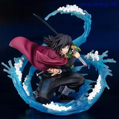 Demon Slayer Figure Kimetsu no Yaiba Giyuu Tomioka Anime Statue Model No Box-- - Image 1 of 4