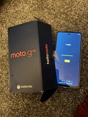Motorola Moto G04 - XT2421-3 - 64GB Satin Blue mobile phone  - Image 1 of 4