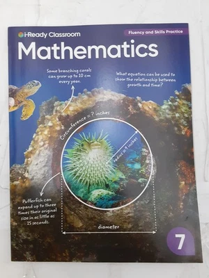 i-Ready Mathematics Fluency & Skills Practice Gr 7 Wrkbk Unused 9781728062099 - Image 1 of 3