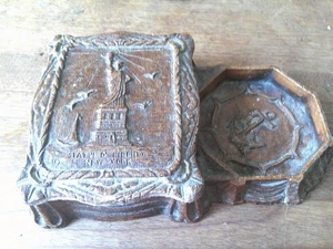Vintage Burwood cigarette Holder Statue of Liberty & Ships Anchor - Picture 1 of 6