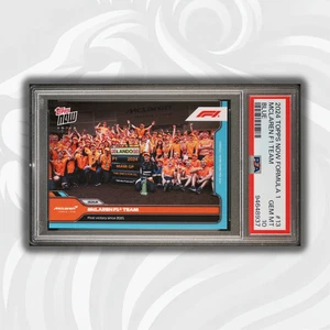 PSA 10 /10 McLaren #13 - Blue - 2024 Topps Now F1 - Picture 1 of 3