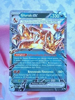 Pokémon Karte Glurak EX Terakristall • SV 196 Black Star Promo Pokemon Deutsch  - Bild 1 von 4