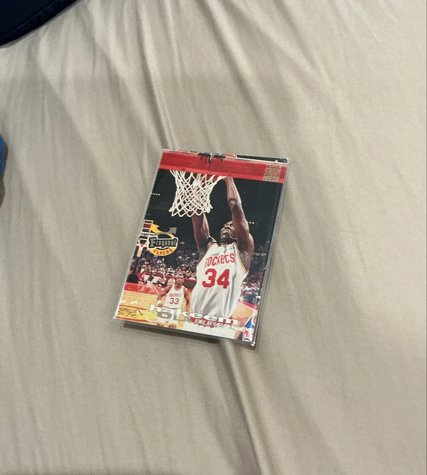 Topps Stadium Club 1993-94 - Viajeros frecuentes Hakeem Olajuwon #348 edición de primer día Foto 1 de 1