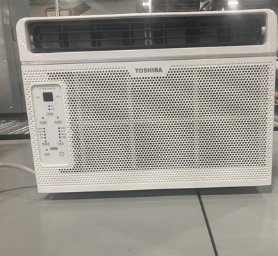 TOSHIBA 6,000 BTU 115 VOLT WINDOW AIR CONDITIONER COOLS 250 SQ. FT - WHITE - Image 1 of 4