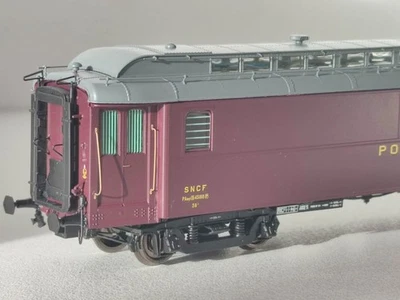 REE MODELES VB-249 Fourgon Ambulant postal OCEM 16m PAmyi EpIII SNCF HO #60s - Photo 1/4