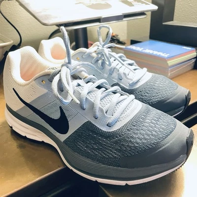 Nike Air Pegasus + 30 Dark Grey Grey Light Grey Salmon Orange 8.5 US 40 EUR Wmns - Image 1 of 4