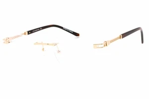 CHARRIOL PC75094 C01 Eyeglasses Shiny Gold Frame 57mm - Picture 1 of 4