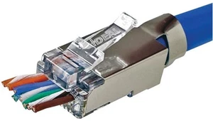 IDEAL - Palam RJ45 Feed Through, Cat6, 8P8C, Bersalut, Pek 25 - Picture 1 of 1