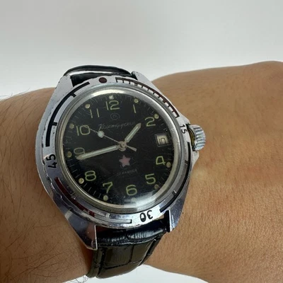Watch VOSTOK KOMANDIRSKIE commander Red Star USSR vintage serviced - Image 1 of 4