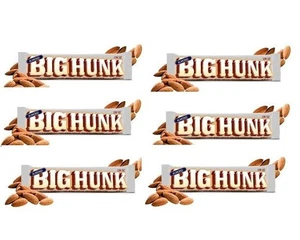 12 barras de caramelo de turrón de almendra Big Hunk envueltas a granel 1,8 oz - Imagen 1 de 5