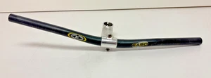 Easton EA50 550mm Black Aluminum Riser Handlebar 80mm Silver Aluminum Stem - Picture 1 of 6