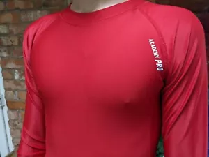Compression Under Base Layer Top Long Sleeve ACADEMY PRO Blue Red Green White - Picture 1 of 37