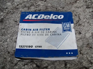 New OEM ACDelco GM 13271190 11-20 Buick / Cadillac / Chevy Cabin Air Filter - Bild 1 von 3