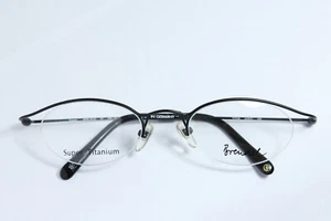 Wire BRENDEL 8542 C19 Black Eyeglasses Super Titanium Half-Rim Lightweight - Picture 1 of 7