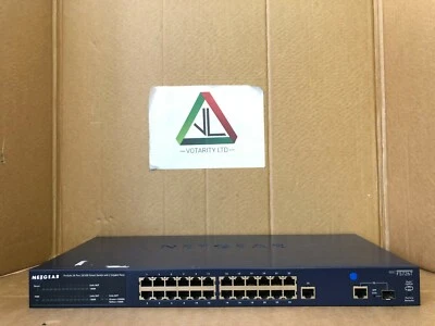 Netgear ProSafe FS726T with No Brackets Netgear 24-Port 10/100 Switch (Inc VAT) - Image 1 of 4