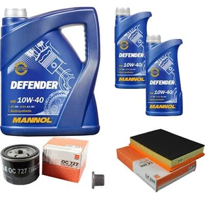 Pacchetto ispezione Mahle 7 L Mannol Defender 10W-40 per Renault Master II Bus 1.9 - Foto 1 di 10