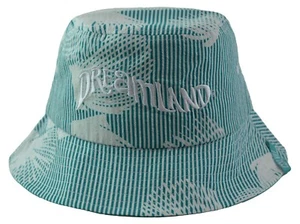 Dreamland Aqua Floral Bucket Style Fishing Cap Bucket Hat - Picture 1 of 9