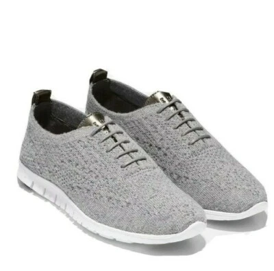 NUEVO~Cole Haan Mujer ZeroGrand 10B Ironstone Lana Calentada Stitchlite Oxford  Foto 1 de 4