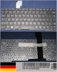 Keyboard Qwertz German Samsung X128 BA59-02808C CN.BA590.280 9Z.N4PSN.B0G Black - Picture 1 of 1