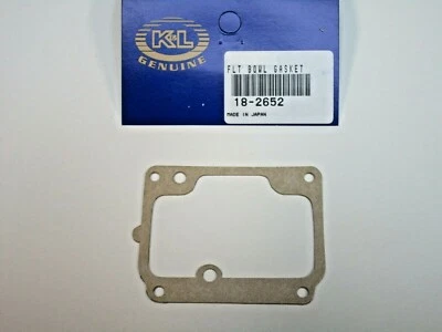 YAMAHA RD250 RD350 RD400 CARBURADOR TIGELA FLUTUANTE JUNTA K&L 18-2652  - Imagem 1 de 3