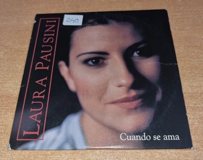 LAURA PAUSINI Cuando se ama SPAIN GERMANY PROMO CD SINGLE ULTRA RARE 1996 OOP - Image 1 of 3