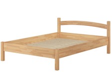 Massivholzbett Buche natur 140x200 Doppelbett Bettgestell mit Rollrost 60.73-14