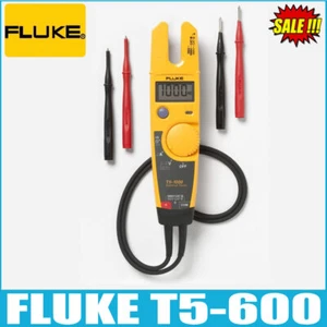FLUKE T5-600 Clamp Continuity Current Electrical Tester with Probe Tips - Picture 1 of 13