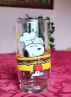 Vintage Peanuts Snoopy & Woodstock Pasta & Hoagie Glass Mint Condition Rare