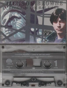 Jackson Browne 'Lives In The Balance' Cassette Album (1986) - Picture 1 of 1