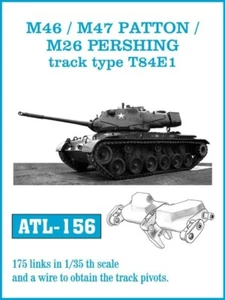 Friulmodel - Metall Panzergleise für M46m / M47 Patton / M26 Pers 1:35 - ALT156 - Bild 1 von 1