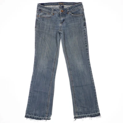 Vanity Bootcut Jeans 28 Low Waist Rise Blue Denim Womens Measures 30 x 29.5 - Image 1 of 4